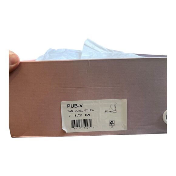 Lisa Vicky Camel Brown Pub Lug Chelsea Boot 7.5 - Picture 3 of 4